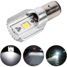 Cargar imagen en el visor de la galería, BA20D Bombilla LED Para Motocicleta Universal, Moto, Vespa, barco, RV, automóvil