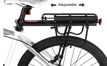 Cargar imagen en el visor de la galería, Portaequipaje trasero para bicicleta, Transportin de bicicleta, Soporte de parrilla trasero aluminio para bici