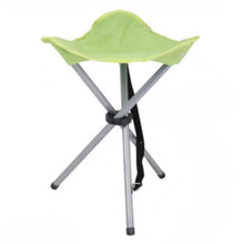 Cargar imagen en el visor de la galería, Silla Taburete Tres Patas Plegable, Taburete Silla De Camping Pesca Caza