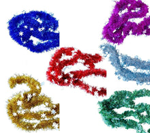 Cargar imagen en el visor de la galería, Guirnalda de Navidad simple Decoración Árbol Artificial Chimeneas Escaleras 2 M