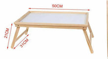 Cargar imagen en el visor de la galería, Mesita Bandeja Plegable para Cama, mesita para desayunos con Patas Plegables