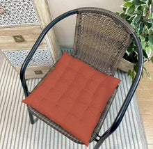 Cargar imagen en el visor de la galería, Cojin Acolchados Algoton y Poliester Para Sillas de 40 x 40 cm Para Silla de Jardín, Comedor, Cocina