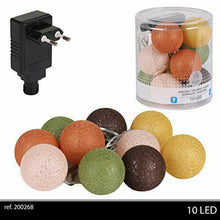 Cargar imagen en el visor de la galería, Guirnalda de 10 bolas Diámetro 6 CM de LED eléctrica Decoracion+Adaptador 3V