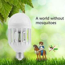 Cargar imagen en el visor de la galería, Bombilla LED 7W E27 Matamosquitos Eléctrico 2 EN 1, ANTIMOSQUITOS