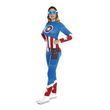 Cargar imagen en el visor de la galería, Disfraz Heroína Star Mujer Disfraz Superhéro Carnaval Fiesta Teatro