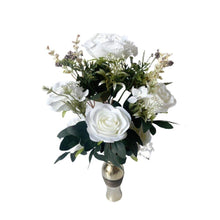 Cargar imagen en el visor de la galería, Ramo de Flores secas Artificiales Cementerio Mesa Decoración Boda hogar regalo