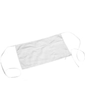 Cargar imagen en el visor de la galería, Delantal corto de cocina professional 35 x 55 cm cocinero talla unica negro y blanco