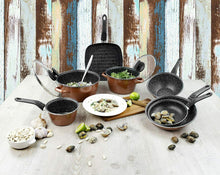 Cargar imagen en el visor de la galería, Magefesa - Copper Cacerola Con Tapa De Cristal Inducción, Acero, Cobre