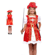 Cargar imagen en el visor de la galería, Disfraz Mosquetera Niña Históricos Infantil para Carnaval Fiesta Teatro