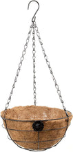 Cargar imagen en el visor de la galería, Macetero Colgante de Coco - Maceta con Cadena y Gancho - Decoración Colgante para Hogar, Terraza,