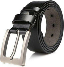Cargar imagen en el visor de la galería, Cinturon Hombre Cuero Negro Jeans Reversible Piel clasico inspirado en EA