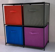 Cargar imagen en el visor de la galería, Estantería de 4 compartimentos / 6 compartimentos/ Cubo Organizador varios color