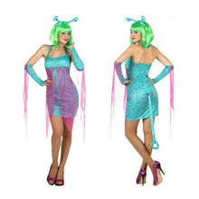 Cargar imagen en el visor de la galería, Disfraz Alien de Mujer Adulto para Carnaval Fiesta