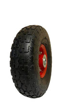 Cargar imagen en el visor de la galería, Rueda de Carretilla Inflable 136 kg 4.10/3.5-4 26cm Goma Nylon Ultra Resistente