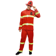 Cargar imagen en el visor de la galería, Disfraz Bombero Hombre para Carnaval Halloween Profesiones Fiesta Teatro