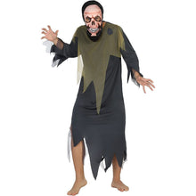 Cargar imagen en el visor de la galería, Disfraz Esqueleto Monstruo Adulto Hombre Para Halloween Carnaval Teatro