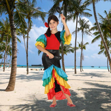 Cargar imagen en el visor de la galería, Disfraz Rumbera Brasileña Niña Infantil Para Carnaval Fiesta Teatro