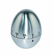 Cargar imagen en el visor de la galería, Temporizador Reloj de Cocina 60 minutos para cocinar Huevo acero inox