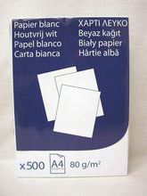 Cargar imagen en el visor de la galería, PAQUETE 500 FOLIOS HOJAS BLANCO DIN A4 80 GR PAPEL FOTOCOPIADORA IMPRESO