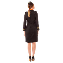 Cargar imagen en el visor de la galería, Disfraz Azafata Vuelos Piloto Avión Mujer Adulto Fiesta De Carnaval Cumpleaños Teatro