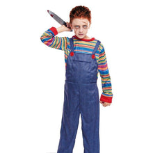Cargar imagen en el visor de la galería, Maxia Fiesta - Disfraz Muñeco Asesino Niño Infantil Para Fiestas Halloween Carnaval