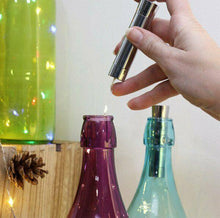 Cargar imagen en el visor de la galería, Guirnalda de luces LED alambre cobre navidad eventos para botella de vidrio