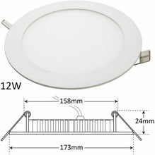 Cargar imagen en el visor de la galería, Panel LED ultrafino redondo, foco 4,6, 9,12,15,18,20 W -3000K, 6500K