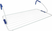 Cargar imagen en el visor de la galería, TENDEDERO METALICO BARANDILLA Balcon O Ventana 105x55x23 cm para Interior O Exte