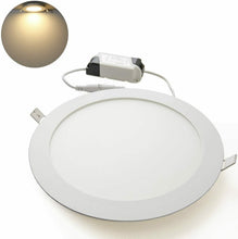 Cargar imagen en el visor de la galería, Panel LED ultrafino redondo, foco 4,6, 9,12,15,18,20 W -3000K, 6500K