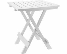 Cargar imagen en el visor de la galería, Mesa de jardín plegable Mesa auxiliar de plástico 45x43x50cm blanco o negro