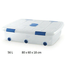 Cargar imagen en el visor de la galería, Caja de Plastico almacenamiento, TRANSPARENTE, Varios tamaños