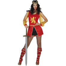 Cargar imagen en el visor de la galería, Disfraz Guerrera Medieval Mujer Adulto para Carnaval Fiesta Teatro