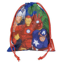 Cargar imagen en el visor de la galería, Saco bolsa merienda 22 cm infantil niños escuela almuerzo bolsita