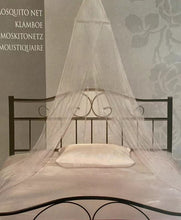 Cargar imagen en el visor de la galería, Mosquitera blanca para Cama individual / matrimonio, Anti-insectos para techo