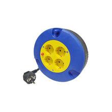 Cargar imagen en el visor de la galería, Cable de alimentación de bobina enrollable de 5 10 15 20 25 m y 4 BASE