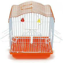 Cargar imagen en el visor de la galería, Jaula Pájaros Metal con Comedero Bebedero Columpio Saltador Cubeta 22.5x17x28 cm