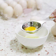 Cargar imagen en el visor de la galería, Separador huevos acero inoxidable de yema de huevo blanca