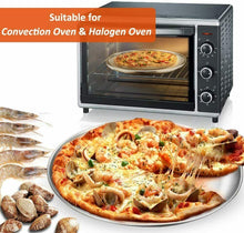 Cargar imagen en el visor de la galería, Bandeja para Hornear de acero inoxidable, alimentos, frutas para Hornear Pizza para Horno