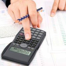 Cargar imagen en el visor de la galería, Calculadora Científica de Ingeniería de 2 Líneas Escuelas y Negocios, Negro