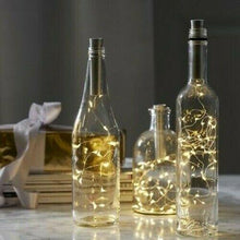Cargar imagen en el visor de la galería, Guirnalda de luces LED alambre cobre navidad eventos para botella de vidrio