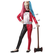 Cargar imagen en el visor de la galería, Disfraz Arlequin Infantil Niña Para Halloween y Carnaval Fiestas