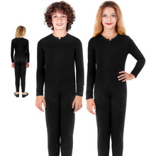 Cargar imagen en el visor de la galería, Mono Maillot Cuerpo Entero con Cremallera Invicible Infantil Niño Niña Unisex Disfraz Segunda Piel Para Bailar Teatro Halloween Carnaval