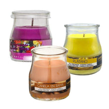 Cargar imagen en el visor de la galería, 3 Velas Taco Yoghurt Perfumada Vela En Vaso Para El Hogar Casa Fragancia