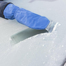 Cargar imagen en el visor de la galería, Rascador de hielo nieve coche con guante vellón para parabrisas impermeable