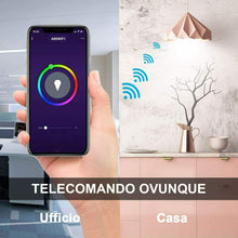 Cargar imagen en el visor de la galería, Bombilla Alexa LED Intelligente E27, 15W, 1400lm, Regulable Multicolor + Luz Cálida o Blanca, 16 Millones de Colores, Funciona con Alexa y Google Home