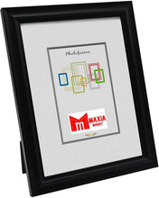 Cargar imagen en el visor de la galería, Marco de Fotos negro Mod-3700 Estilo galería, portafoto moldura con Relieve