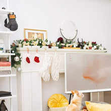 Cargar imagen en el visor de la galería, Guirnalda de Navidad simple Decoración Árbol Artificial Chimeneas Escaleras 2 M