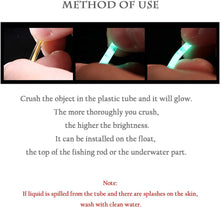Cargar imagen en el visor de la galería, Varilla Fluorescente del Flotador Pesca Barritas de Luz Fluorescente para Pesca