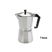 Cargar imagen en el visor de la galería, Cafetera italiana metalizado para 1 a 9 tazas clásico