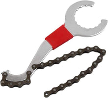 Cargar imagen en el visor de la galería, Cadena herramienta bici removedor de Rueda Libre Llave de pedalier portátil